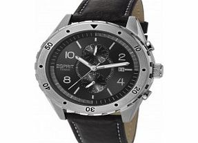 Esprit Mens Alamo Chronograph Black Watch