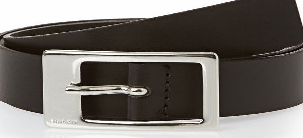 Esprit Womens Esprit Gamilla Leather Belt - Black