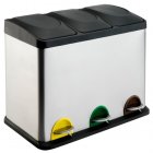 45L Triple Recycling Bin