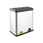 60L Tall Twin Recycling Bin