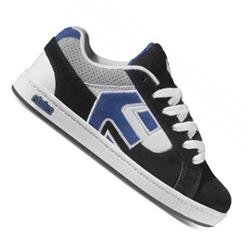 etnies Boys Locke Skate Shoes - Black/White/Royal