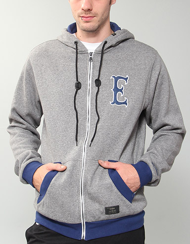 Hardware Zip hoody - Grey Heather