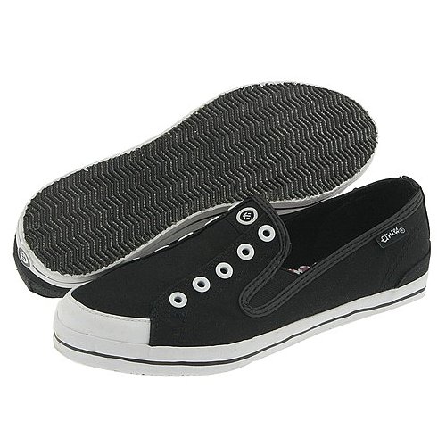 Etnies Ladies Etnies Chambosa Grunge Slip-On Black/white