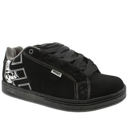 Etnies Male Fader Metal Mulisha Manmade Upper in Black and Grey