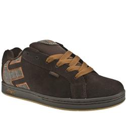 Male Fader Suede Upper in Dark Brown