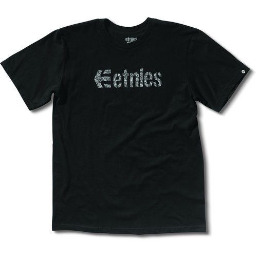 Mens Etnies Corp Fill Tee 001 Black