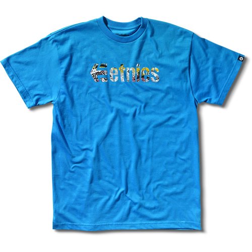 Mens Etnies Corp Fill Tee 400 Blue