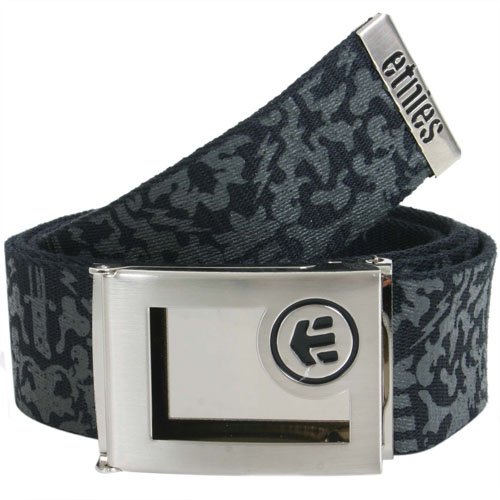 Mens Etnies Dover Reversible Web Belt Black 001