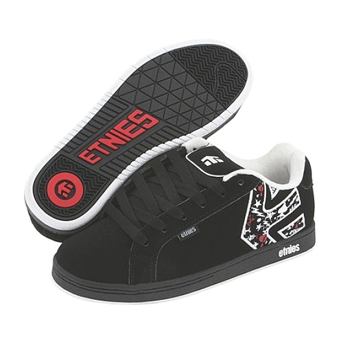 Etnies Mens Etnies Fader Skate Shoe Black/White