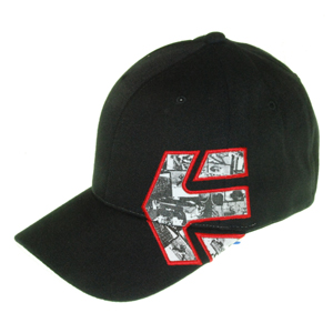 Mens Etnies Underscore Flexfit Cap. Black