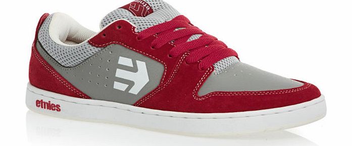 Mens Etnies Verano Trainers - Red/ Grey/ White