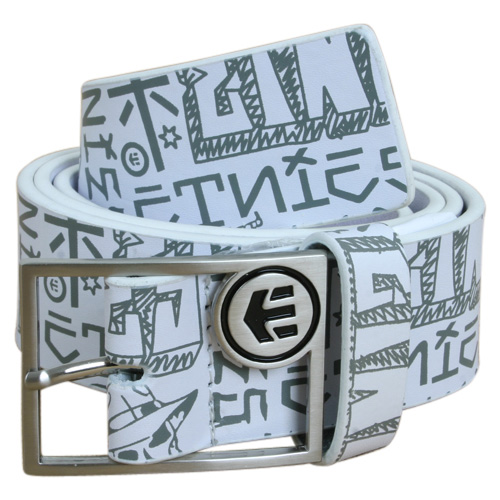 Mens Etnies Westside Belt 100 White