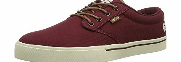 Etnies Mens Jameson 2 Eco Low-Top, Burgundy/White, 9.5 UK