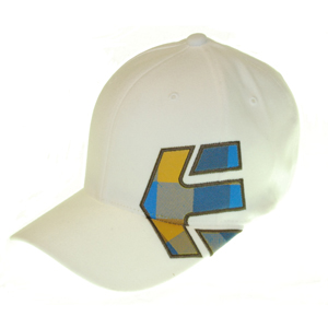 Mens Etnies Underscore Flexfit Cap. White