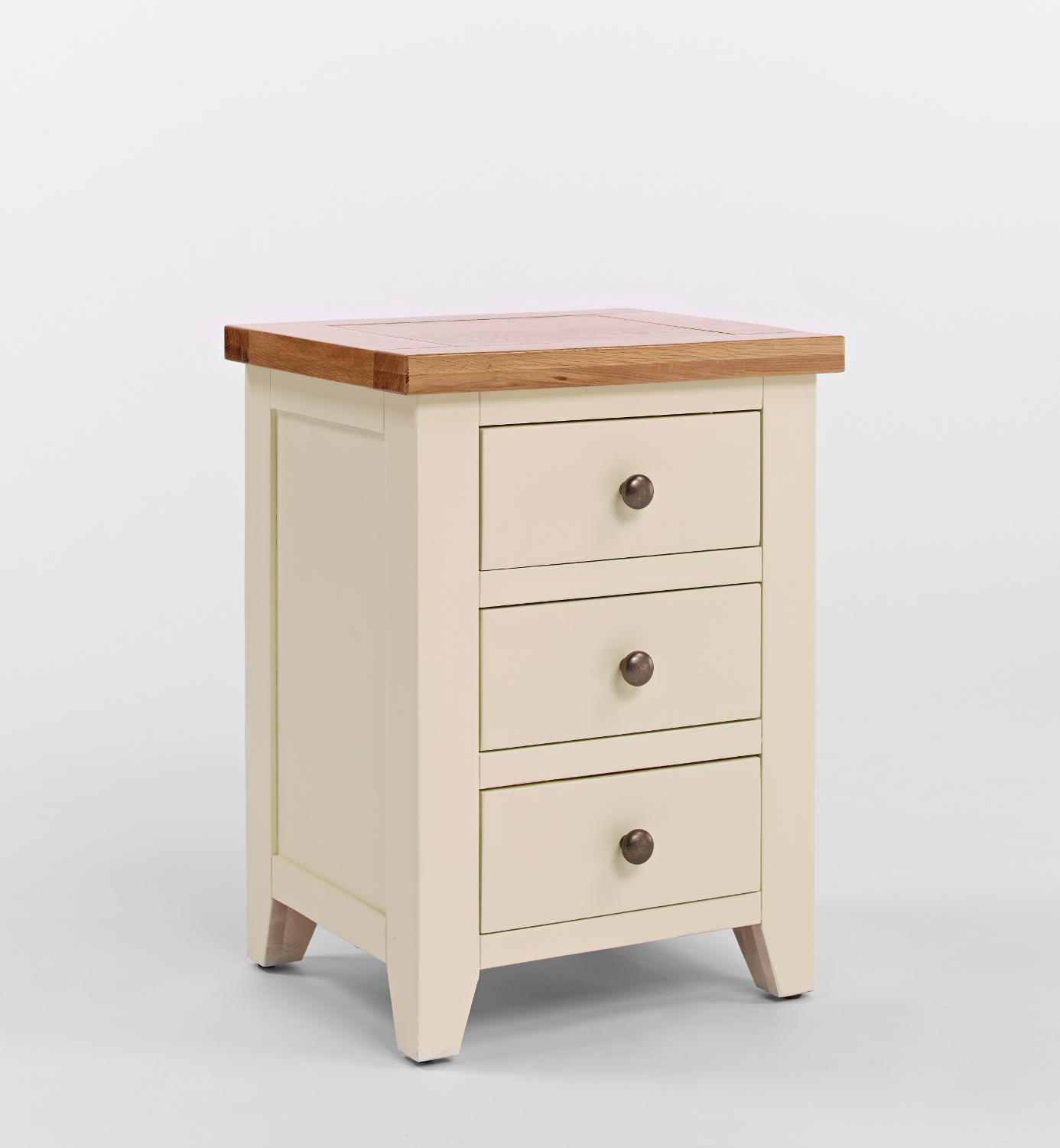 ETON Painted 3 Drawer Bedside Cabinet