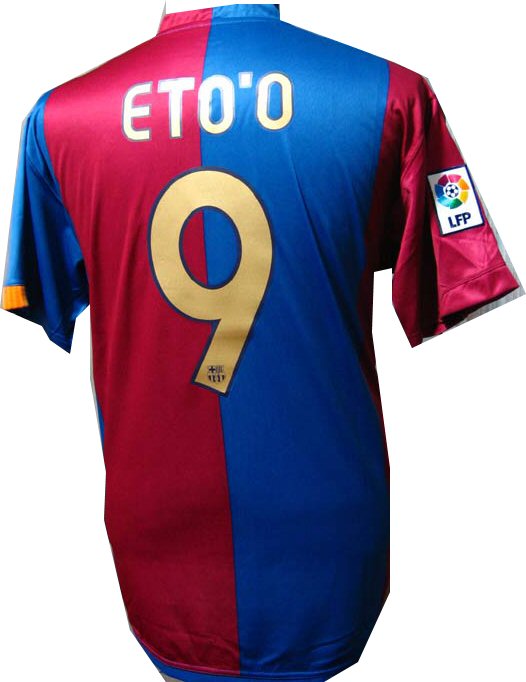 Nike 06-07 Barcelona home (Etoo 9)