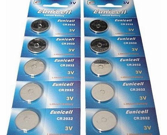 10 CR2032 DL2032 5004LC CR 2032 Batteries Cells 3V