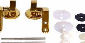 Euroflo Gold Effect Metal Toilet Seat Hinge