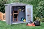 Shed Size 4A: 2 x shelf set with brackets - Steel