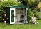 europa Shed Size 5: Side Canopy 150cm x 228cm - Dark Green