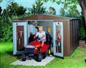 Shed Size 7: Europa Shed Size 7 (316cm x 300cm roof s - Dark Brown