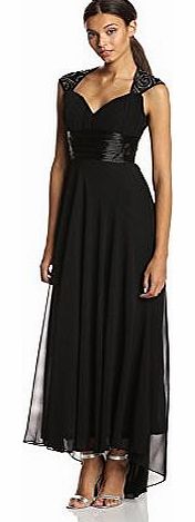 Ever-Pretty HE09672BK14, Black, 14UK, Ever Pretty Chiffon Evening Dress For Women 09672