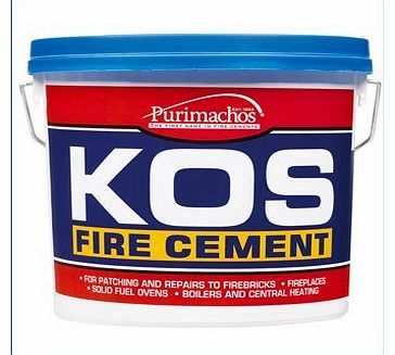 KOS Brick Fire Furnace Stove Cement Buff - 25KG