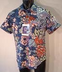 Mens Floral Cotton Short Sleeved Shirt.