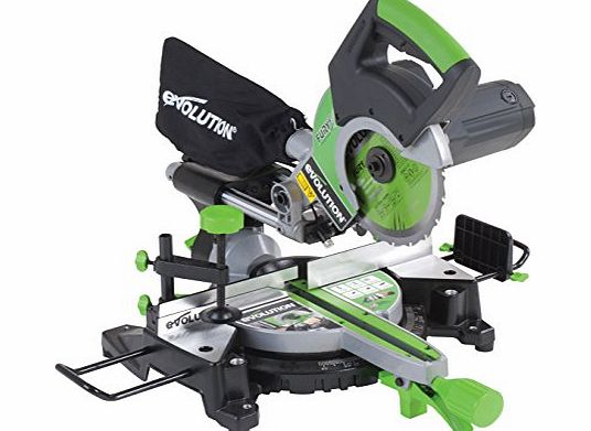 Evolution FURY3 210 mm Multipurpose Sliding Mitre Saw - 230 V