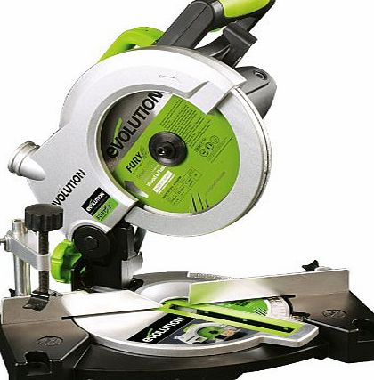 Evolution FURY3-B Multipurpose Compound Mitre Saw, 210 mm, 230 V