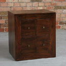 Indian 4 drawer bedside chest furniture