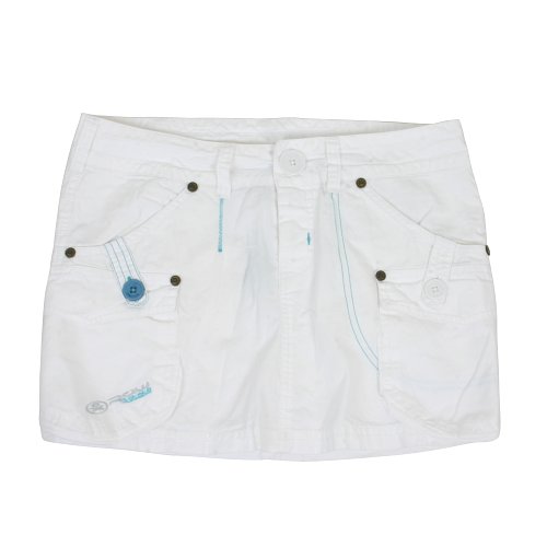 Ex Raw State Ladies Ex Raw State Ebony Skirt White