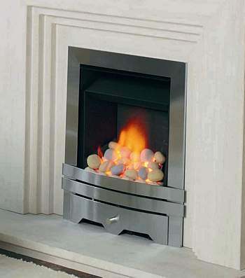 Excelsior Multiflue Pebble Gas Fire