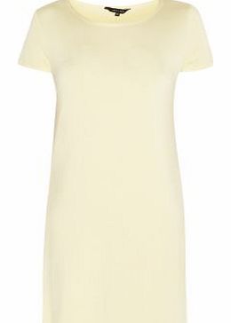 Yellow Longline Jersey T-Shirt Dress 3152345