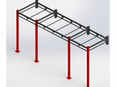 ExigoStrength Exigo Wall Series 2 Squat Station 4.48m Width