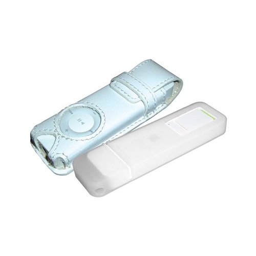 Exspect iPod Shuffle Leather Case Skin White