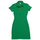 American Apparel - Fine Jersey Leisure Dress, Kelly Green, S