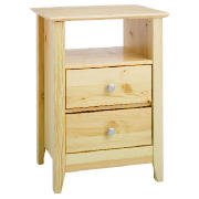 2 Drawer Bedside Table, Natural