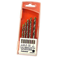 Faithfull Professional Masonry Drill Set 5