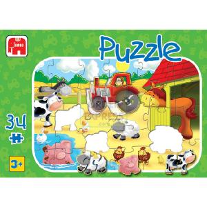 Falcon Jumbo Farm 34 Piece Floor Jigsaw Puzzle