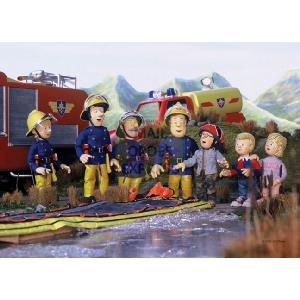 Jumbo Fireman Sam River Rescue 35 Piece Jigsaw Puzzle