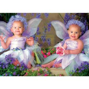 Jumbo Lisa Jane Lavendar Twins 500 Piece Jigsaw Puzzle