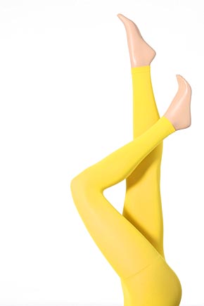 Falke Ladies 1 Pair Falke Cotton Touch Footless Tights In 15 Colours Cigar
