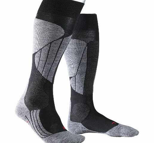 Falke SK 4 Pro Race Mens Ski Socks - Black, 8-9