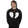 fall out boy Zip Hoodie - Broken Heart (Black)