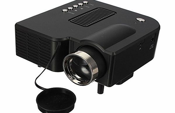 FamilyMall TM) Mini Model UC28  PRO HD Multimedia LED Projector Home Cinema Theater with HDMI AV VGA SD USB Input Support Image Audio Video Function