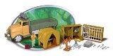 Famosa Disney Tarzan Safari Truck Playset