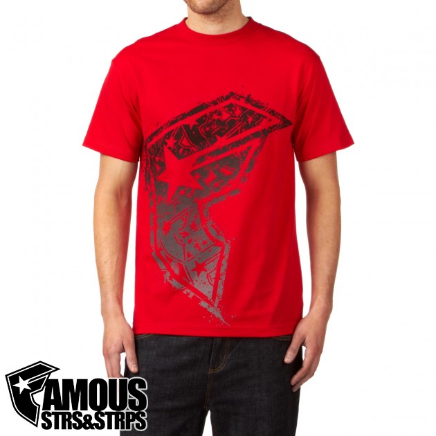 Mens Famous Stars & Straps Raw T-Shirt -