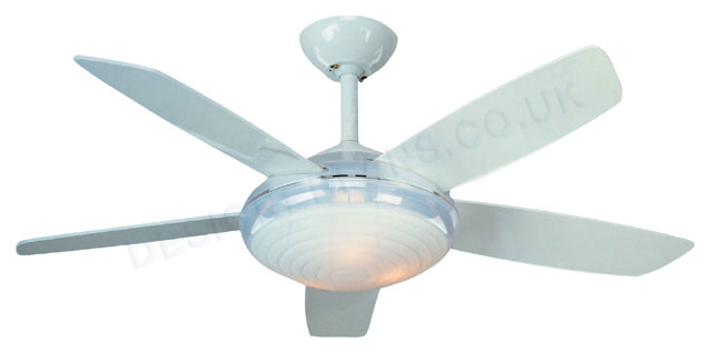 Fantasia eMotion 44 inch snow coloured ceiling