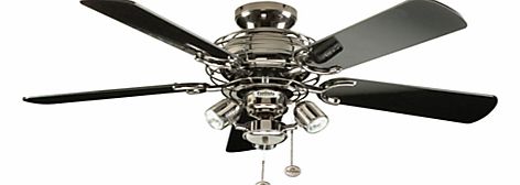 Gemini Combination Ceiling Fan, Pewter